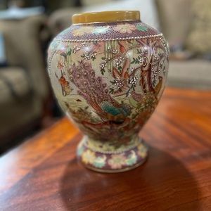 Oriental Peacock Ceramic Vase/home Decor‎